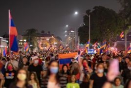 Афроамериканцы и мексиканцы в США присоединяются к протестам армян за Карабах (фото)