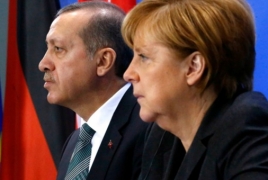 Меркель призвала к прекращению огня в Карабахе в разговоре с Эрдоганом