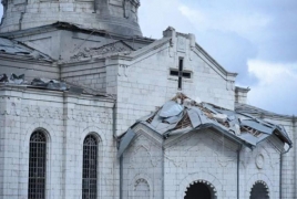 Azerbaijan strikes Ghazanchetsots Cathedral in Shushi, a Karabakh landmark