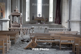 Во время удара по церкви в Шуши в ней находились дети и женщины