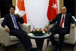 Эрдоган - Трюдо: Приостановка экспорта вооружения в Турцию не отвечает духу союзничества