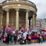 Armenians stage rally outside BBC headquarters in London