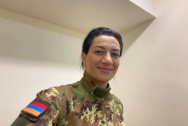 Armenia PM's wife enlisting to defend Karabakh