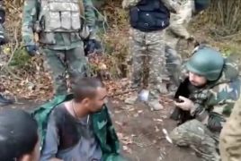 Footage depicting Karabakh troops' capture of terrorist lands online