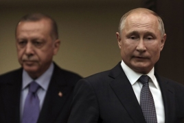 Путин и Эрдоган готовы взаимодействовать для достижения мирного решения конфликта в Карабахе