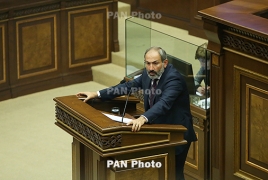 Փաշինյանն ԱԺ-ում պատասխանում է պատգամավորների հարցերին