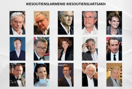 120 French artists, actors support Armenians against Azeri aggression