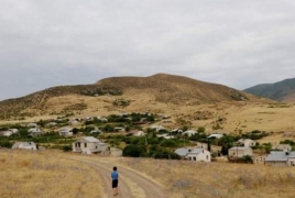 Residents leaving Karabakh village after arrival of Azeri troops