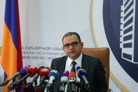 Armenia's Economy Minister resigns