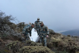 Karabakh recovers remains of eight more servicemen