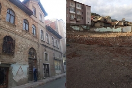 Historic Armenian church demolished in Turkey's Kütaya