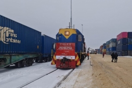 First train arrives from Turkey in Russia