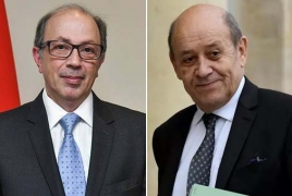 Armenian, French Foreign Ministers talk Karabakh, cooperation