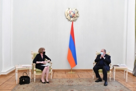 Armenian President, UK Minister talk Karabakh war aftermath in Yerevan