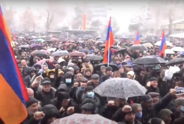 Opposition rally in Yerevan demands Pashinyan's resignation