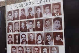 33 years have passed since pogroms of Armenians in Sumgait