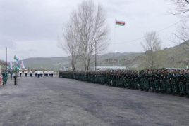 Азербайджан открыл очередную воинскую часть на границе с Арменией