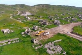 Azerbaijanis destroy 18th century mosque in Karabakh