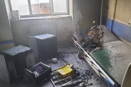 Крупный пожар в ереванской больнице: Эвакуированы 11 пациентов