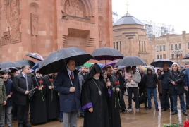 Մոսկվայում հարգանքի տուրք են մատուցել Հայոց ցեղասպանության զոհերի հիշատակին