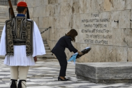 Genocide: Greek President lays wreath at Tomb of Unknown Soldier