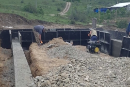 Construction of new district underway in Karabakh's Karmir Shuka