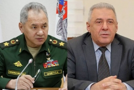 Armenian, Russian defense chiefs talk Karabakh over the phone