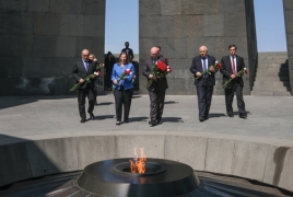 Acting U.S. Assistant Secretary visits Armenian Genocide memorial