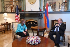 Armenian President visits U.S ambassador ahead of Independence Day