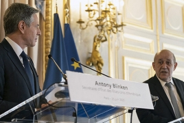 Ֆրանսիայի ԱԳ նախարարն ու ԱՄՆ պետքարտուղարը քննարկել են ՀՀ և Ադրբեջանի միջև կայուն խաղաղության  հաստատման հարցը