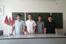 Armenia wins gold, silver and bronze at Int'l Physics Olympiad