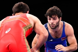 Tokyo: Armenian wrestler loses first bout but medal hopes still alive