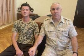 Muradov visits Azerbaijani soldier arrested in Karabakh