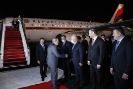 Armenia PM lands in Tajikistan for CSTO meeting