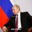 Путин поздравил премьера и президента Армении
