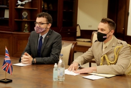 Министр обороны Армении и посол Британии обсудили вопросы региональной безопасности