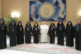Catholicos, Pope discuss post-war situation in Armenia, Karabakh