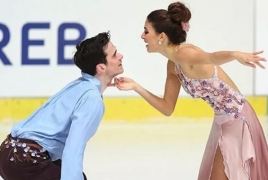 Armenian figure skaters win 1st prize at Budapest Trophy