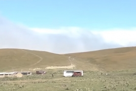 Омбудсмен Армении опубликовал видео укрепительных работ азербайджанцев близ сел Гегаркуника