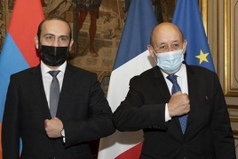 Главы МИД Армении и Франции обсудили вопросы карабахского конфликта