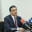 Tatoyan: Azerbaijani army's removal from Armenia a priority