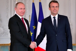 Putin, Macron discuss Karabakh settlement