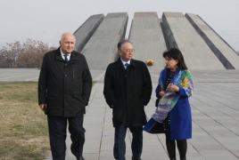 Synopsys President visits Armenian Genocide memorial