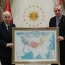 Песков: Жаль, на подаренной Эрдогану карте тюркского мира не отмечено, что центр находится в России - на Алтае