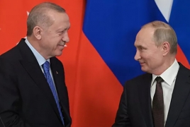 Путин представил Эрдогану итоги встречи с Пашиняном и Алиевым в Сочи