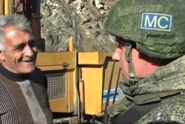 ՌԴ խաղաղապահներն Արցախում ապահովել են 15 կմ ճանապարհի կառուցման անվտանգությունը