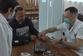 ՌԴ խաղաղապահների բժիշկներն օգնություն են ցուցաբերել Արցախի Պատարա գյուղի բնակիչներին