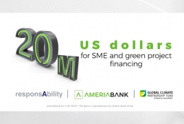 Ameriabank inks $20m loan agreements with responsAbility, GCPF