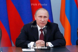 Путин поздравил с Новым годом также Саргсяна и Кочаряна