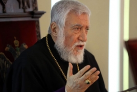 Cilicia Catholicos says Diaspora is disappointed in Armenia